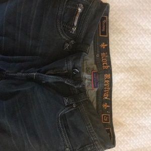 Rock revivals size 28 inseam 31 dark green